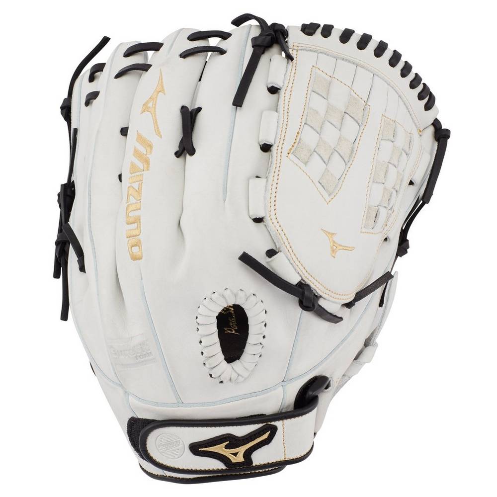 Mizuno MVP Prime Fastpitch 12.5" Női Kesztyű Fehér/Fekete ZMV280645